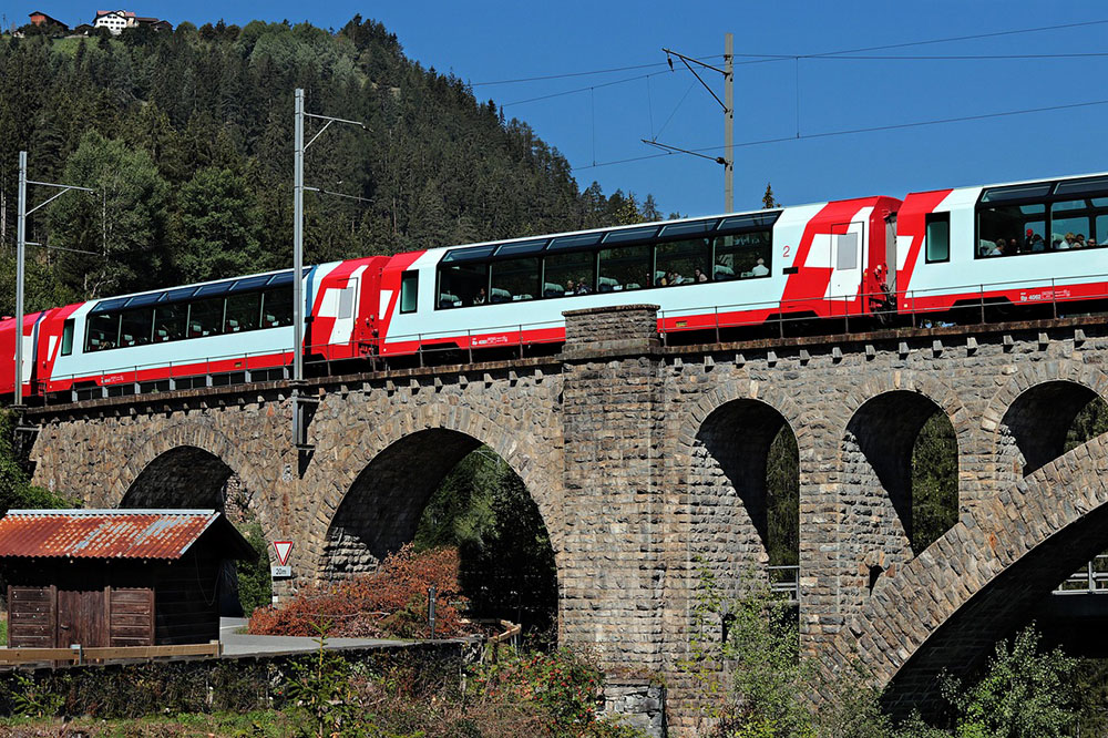 Bernina and glacier express