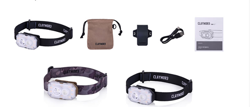 Claymore headtorches