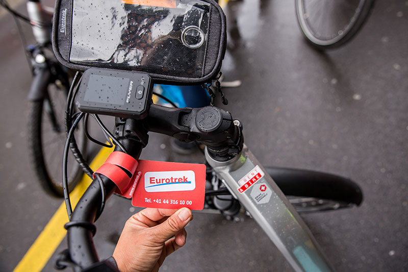 Close up of the luggage