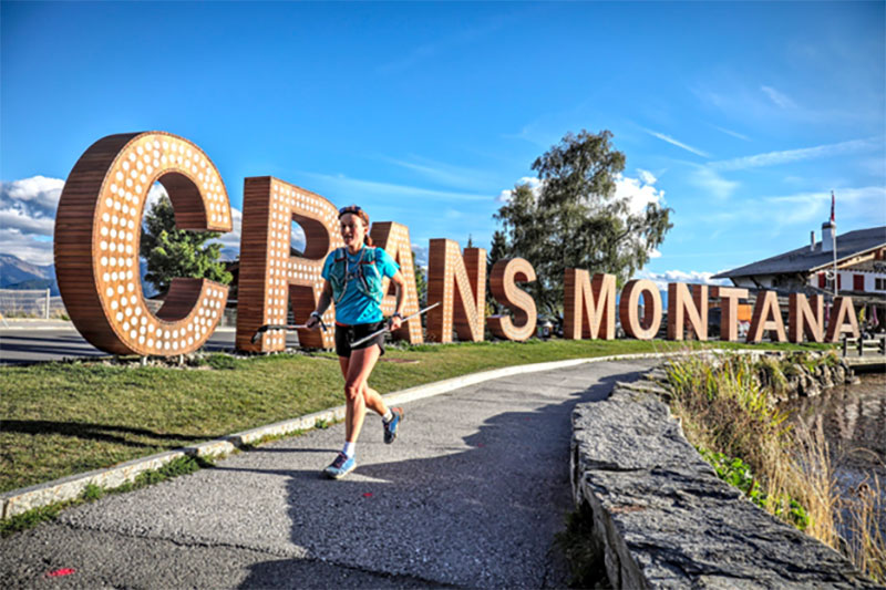 Crans Montana sign