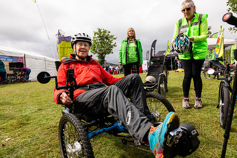 Enjoying the Accessible Adventure Zone at Keswick Mountain Festival 002