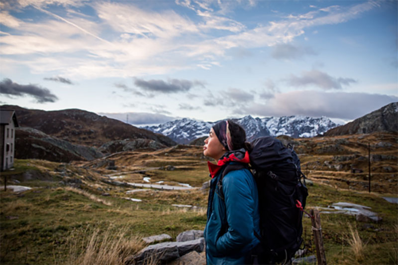 First dry day in the Swiss Alps