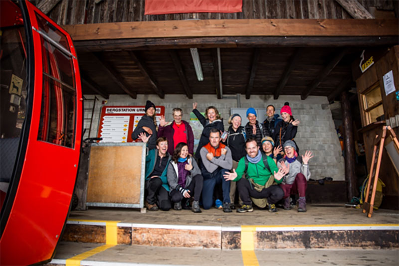 Group photo at Urmiburg
