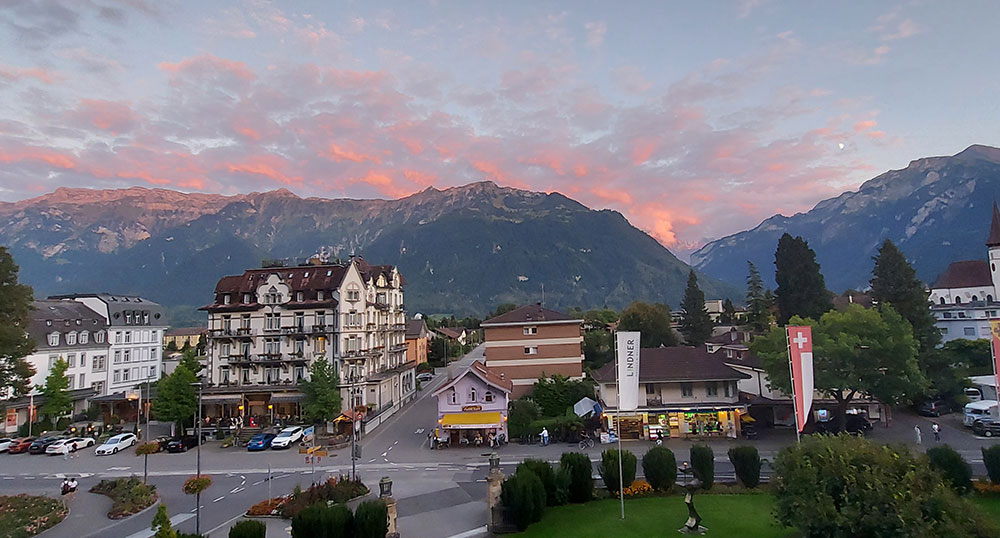 Interlaken sunset