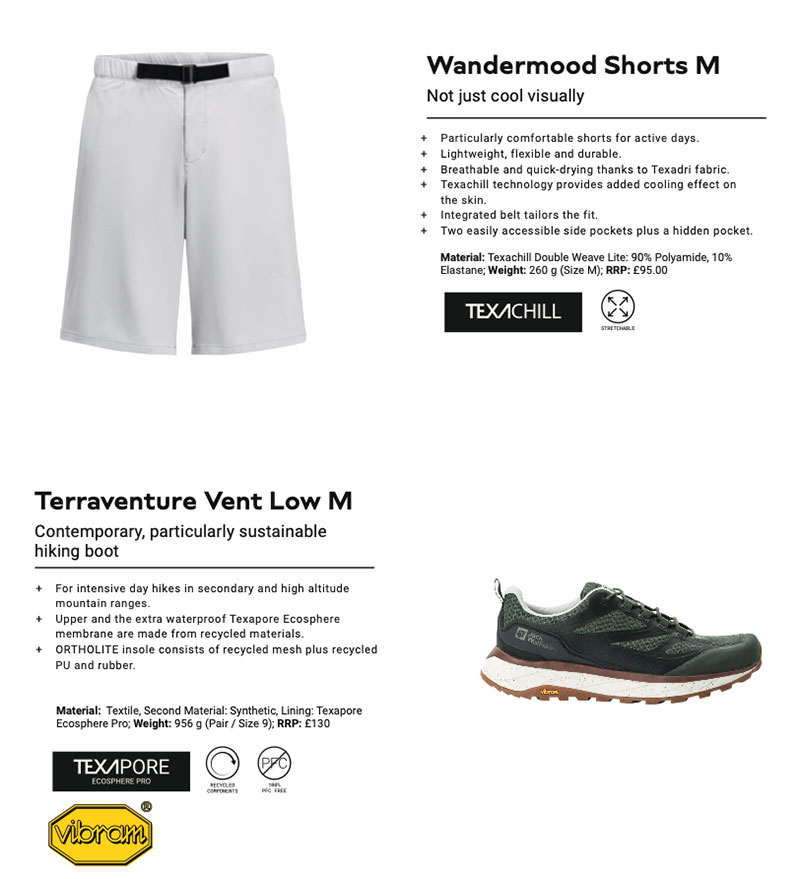 Jack Wolfskin Wanderlust Collection 2