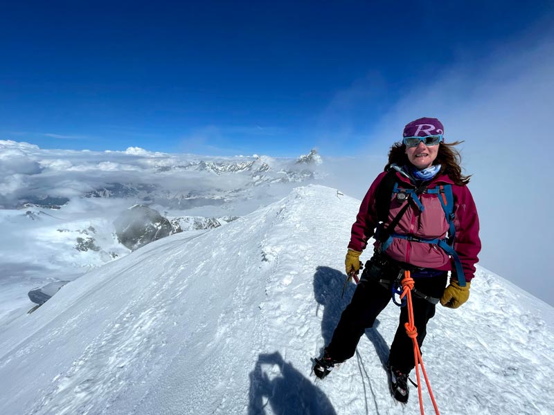 Katy Breithorn summit