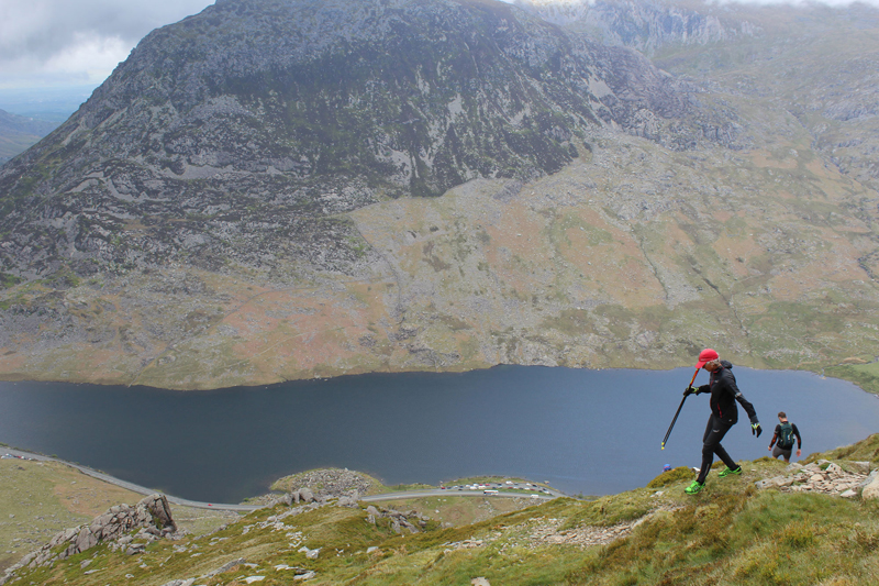 Nicky Descending Tryfan 002