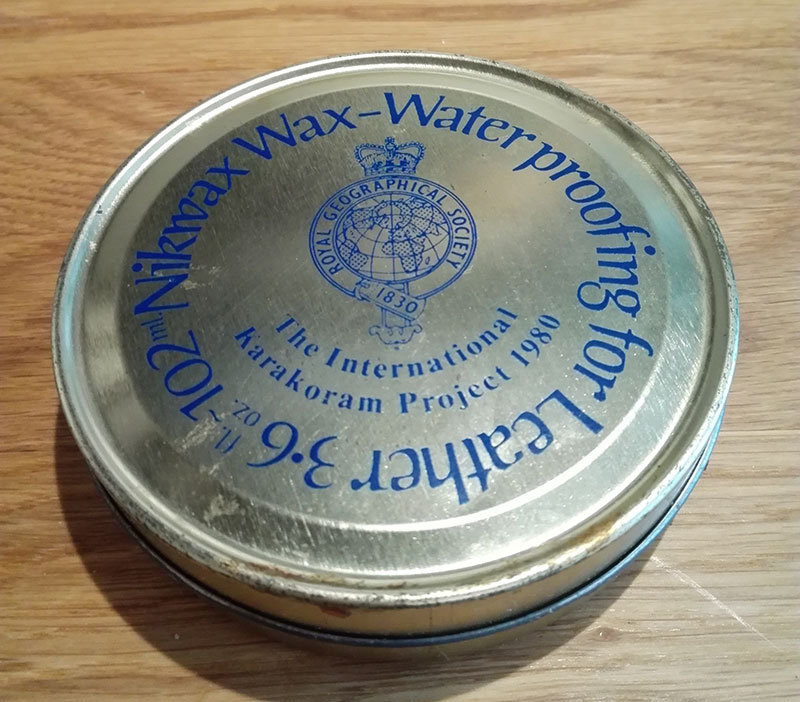 Nikwax tin