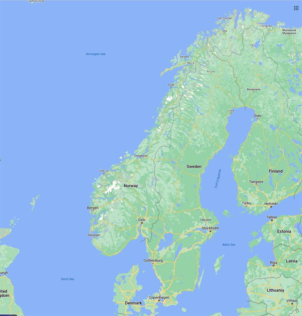 Norway map