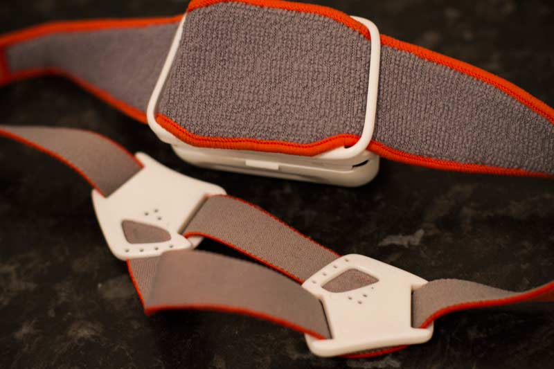 Petzl tikka back of strap