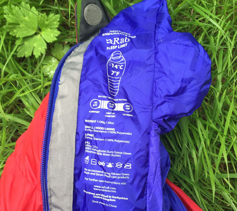 Rab Neutrino Endurance 600 6