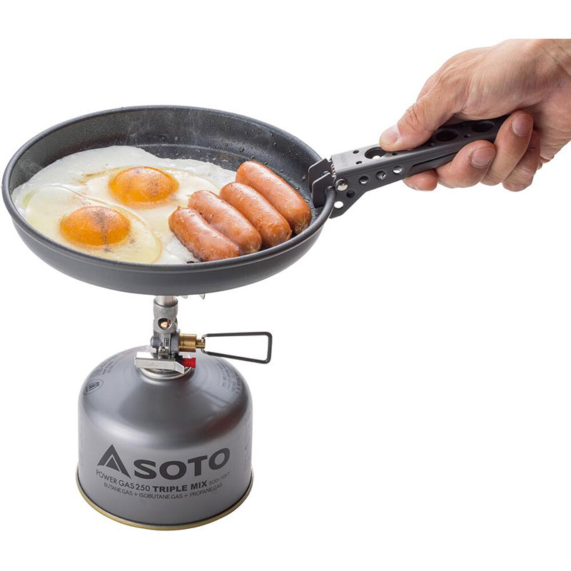 SOTO Navigator Frying Pan in use 002