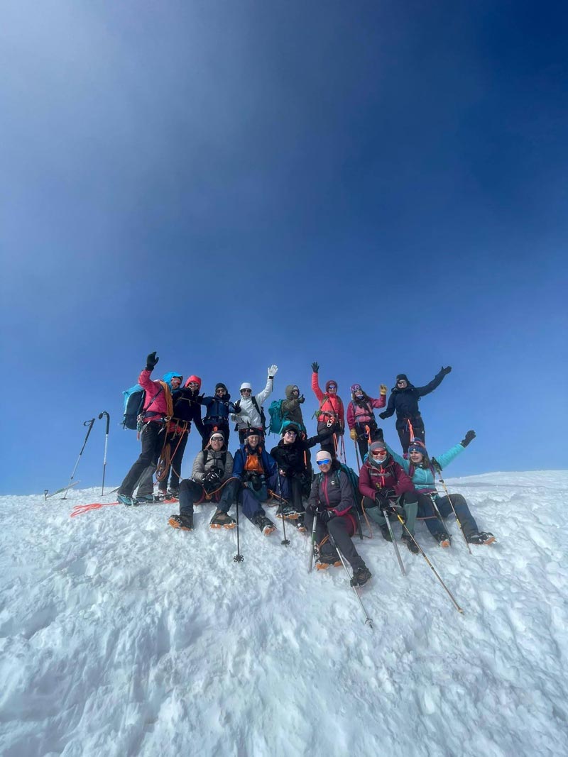 Team Breithorn summit