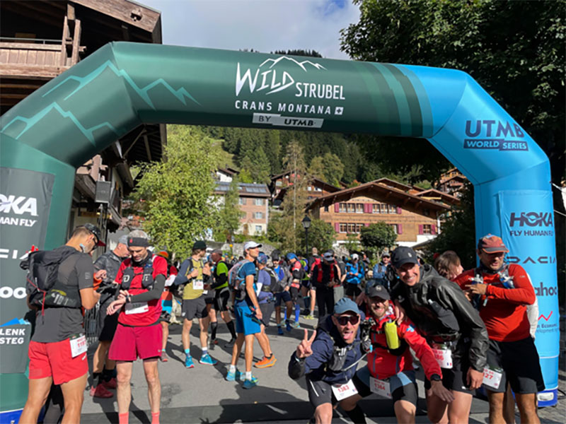 The start in Adelboden