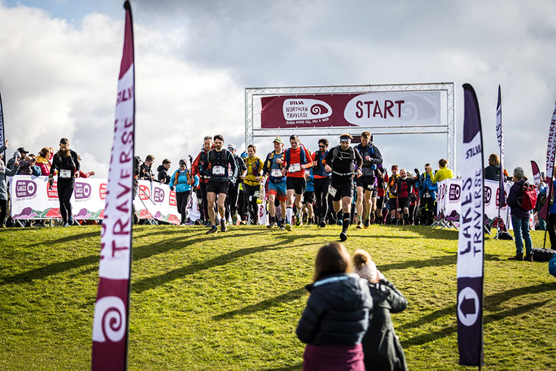 The start of the 2022 SILVA Northern Traverse copyright Northern and Lakes Traverse and No Limits Photography