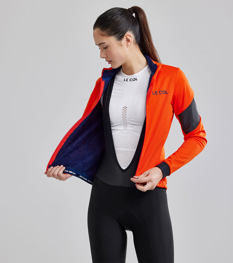 detailslider LeCol AW23 womens hc jacket II red 4